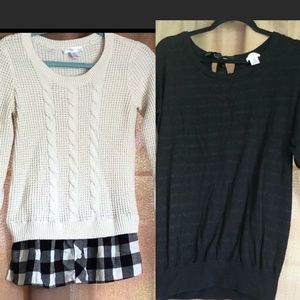 Winter Motherhood  Maternity Sweater Bundle